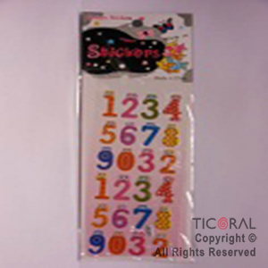 STICKER NUMEROS HS5282-3 x 12